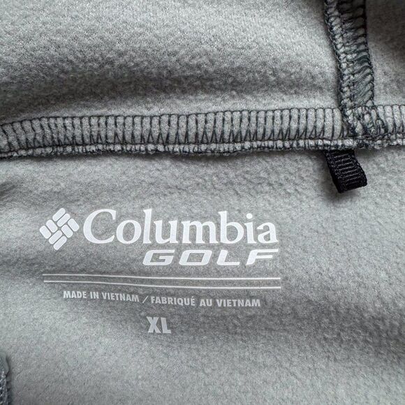 Columbia Golf NASA Hoodie Womens XL Gray Full Zip Jacket Outdoor Casual Preppy - Picture 9 of 14